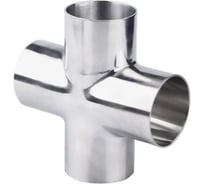 Крестовина приварная TITAN LOCK DN 40, нерж. сталь 316, TLCW40SS