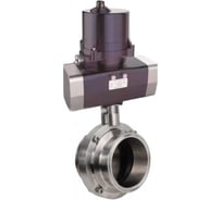 Затвор дисковый DN.ru 304-304-EPDM-2W-C-H Ду100 Ру10 кламповый, электропривод 220В D050-81281