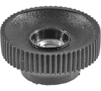 Барашек Миниворкс пластиковый с рукояткой Ø20 и резьбой М5, цвет черный – (5 шт.) RDGM205-01H