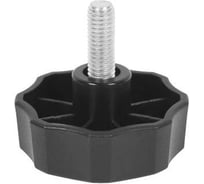 Фиксатор Миниворкс пластиковый с рукояткой Ø50 и резьбой М8х15, цвет белый – (10 шт.) Ф50М8-15БС