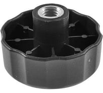 Барашек Миниворкс пластиковый с рукояткой Ø60 и резьбой М8, цвет черный – (5 шт.) Б60М8ЧН