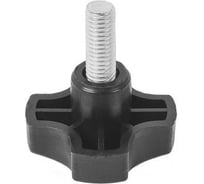 Фиксатор Миниворкс пластиковый с рукояткой Ø40 и резьбой М8х20, цвет черный – (10 шт.) Ф40М8-20ЧЕ