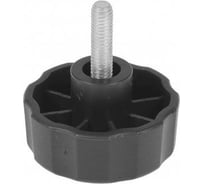 Фиксатор Миниворкс пластиковый с рукояткой Ø42 и резьбой М6х20, цвет черный – (10 шт.) Ф42М6-20ЧС