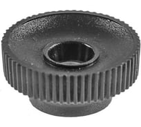 Барашек Миниворкс пластиковый с рукояткой Ø20 и резьбой М4, цвет черный – (5 шт.) RDGM204-01H