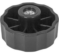 Барашек Миниворкс пластиковый с рукояткой Ø42 и резьбой М6, цвет черный – (10 шт.) Б42М6ЧС