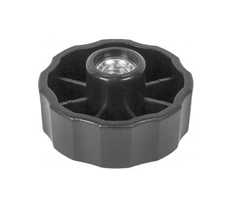 Барашек Миниворкс пластиковый с рукояткой Ø42 и резьбой М8, цвет серый – (10 шт.) Б42М8СС