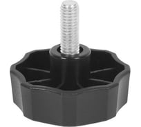 Фиксатор Миниворкс с болтом M6x20 Ø50, цвет черный – (10 шт.) Ф50М6-20ЧС