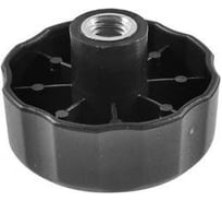 Барашек Миниворкс пластиковый с рукояткой Ø60 и резьбой М10, цвет черный – (5 шт.) Б60М10ЧН