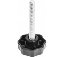 Фиксатор Миниворкс с болтом M10x110 Ø50, цвет черный – (5 шт.) Ф50М10-110ЧС