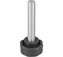 Фиксатор Миниворкс пластиковый с рукояткой Ø25 и резьбой М8х40, цвет черный – (10 шт.) Ф25М8-40ЧС