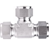 Тройник проходной обжимной РИЗУР RizurLok-T-O-O-O 14MM OD 9458100000030