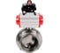 Затвор DN.ru clamp, 304-304-Sil-2W-C-H Ду20 Ру10, пищевая, нержавеющая сталь, пневмопривод, БКВ D050-74248 1