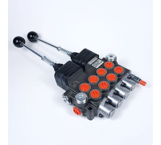 Гидрораспределитель АРКАИМ 4Z50 1(A1А1)Ju+3(A1А1)Ju+3 Gkz1, Badestnost, 40 л/мин, 4 секции, без фиксации, с джойстиками 4Z50(A1А1)Ju+3(A1А1)Ju+3 Badestnost 1