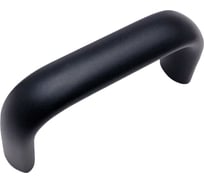 Ручка Алтервиа бугельная, алюминиевая, овальная, черная, Арт. A51402.106114