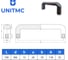 Бугельная промышленная ручка UnitMC 100 мм HL14010100 6