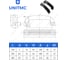 Бугельная промышленная ручка UnitMC 150 мм 1004050150B 5