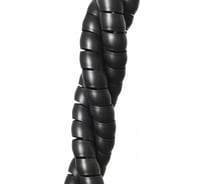 Спиральная пластиковая защита PARLMU SG-44-F11-k-2 - полипропилен, размер 44, плоская поверхность, цвет черный, длина 2м PR0101100-2