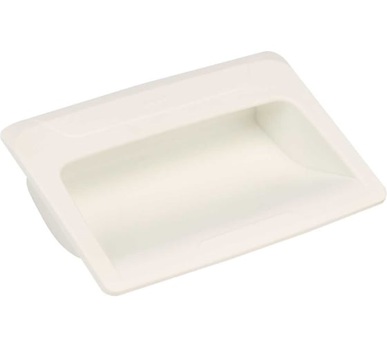 Ручка пластиковая Алтервиа для встраиваемого монтажа, белая Арт. A30111.00077 1