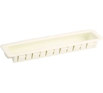 Ручка пластиковая Алтервиа для встраиваемого монтажа, белая Арт. A30111.00078