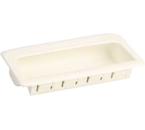 Ручка пластиковая Алтервиа для встраиваемого монтажа, белая Арт. A30111.00076