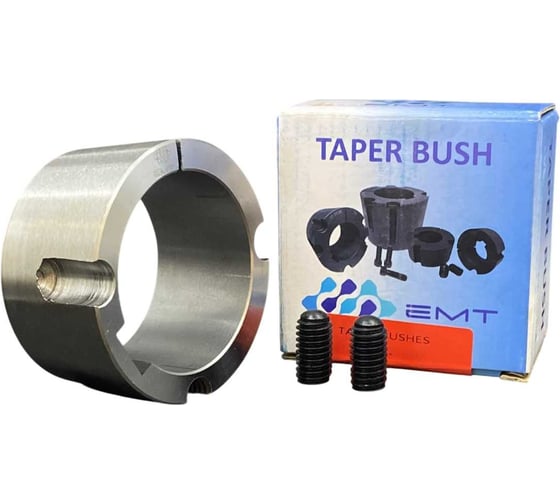 Втулка тапербуш EMT 1610,d=35мм, сталь 391610035C45EMT 1