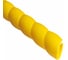 Спиральная пластиковая защита PARLMU SG-24-C12-k5 - полипропилен, размер 24, выпуклая поверхность, цвет желтый, длина 5м PR0700400-5 8