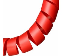 Спиральная пластиковая защита PARLMU HPS-10-C13 - полипропилен высокой очистки, размер 10, выпуклая поверхность, цвет красный, длина отрезка 2м PR2800200