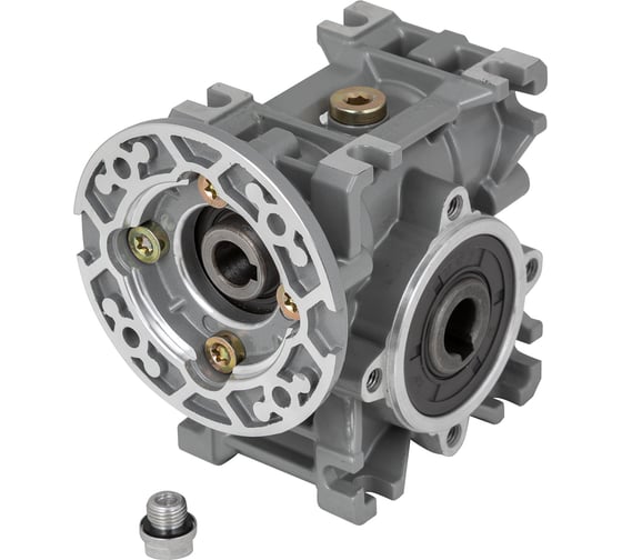 Редуктор червячный INNOVERT 030 (i=15) вал вх./вых 11/14 мм, корпус алюминиевый, масло синтетическое IRWM030-15 (вх.вал 11 мм) 1