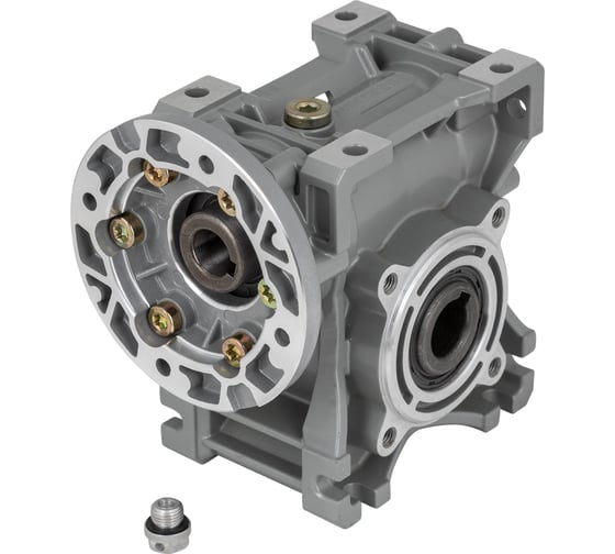 Редуктор червячный INNOVERT 040 (i=80) вал вх./вых 11/18 мм, масло синтетическое (-25..+40 С) IRWM040-80 (вх.вал 11 мм) 1