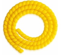 Спиральная пластиковая защита PARLMU SG-44-C12-k2 - полипропилен, размер 44, выпуклая поверхность, цвет желтый, длина 2м PR0701100-2