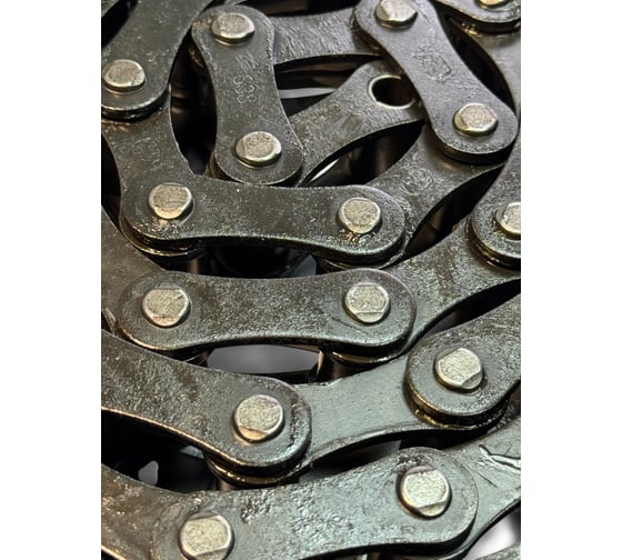 Цепь приводная роликовая Elephant длиннозвенная ПРД-38-5600 прямая пластина (5,0м) ТД043120 1