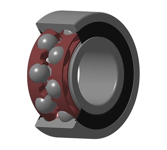 Двухрядный радиально-упорный шарикоподшипник SNR 30x72x30,2 5306EEG15 5306.EEG15 1