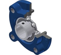 Радиальный корпусной шарикоподшипник с установочными винтами SNR 30x125x32 USFC.206