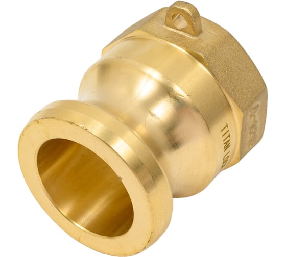 Камлок типа A (ниппель; внутренняя резьба BSP; 32 мм-1 1/4"; латунь) TITAN LOCK TL125ABR
