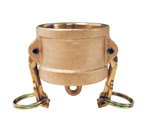 Камлок типа DC (заглушка для ниппеля; 32 мм-1 1/4"; латунь) TITAN LOCK TL125DCBR