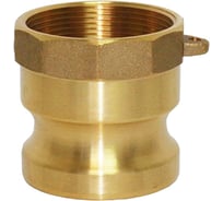 Камлок типа A (ниппель; внутренняя резьба BSP; 20 мм-3/4"; латунь) TITAN LOCK TL75ABR