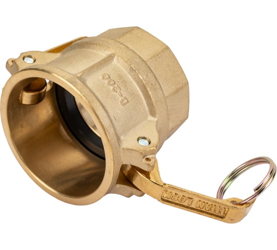Камлок типа D (розетка; внутренняя резьба BSP; 50 мм-2"; латунь) TITAN LOCK TL200DBR