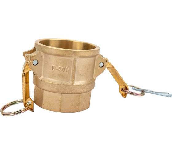 Камлок типа D (розетка; внутренняя резьба BSP; 50 мм-2"; латунь) TITAN LOCK TL200DBR