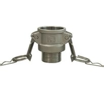 Камлок типа B (розетка; наружная резьба BSP; 150 мм-6"; нержавеющая сталь) TITAN LOCK TL600BSS