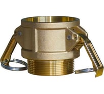 Камлок типа B (розетка; наружная резьба BSP; 20 мм-3/4"; латунь) TITAN LOCK TL75BBR