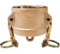 Камлок типа DC (заглушка для ниппеля; 38 мм-1 1/2"; латунь) TITAN LOCK TL150DCBR