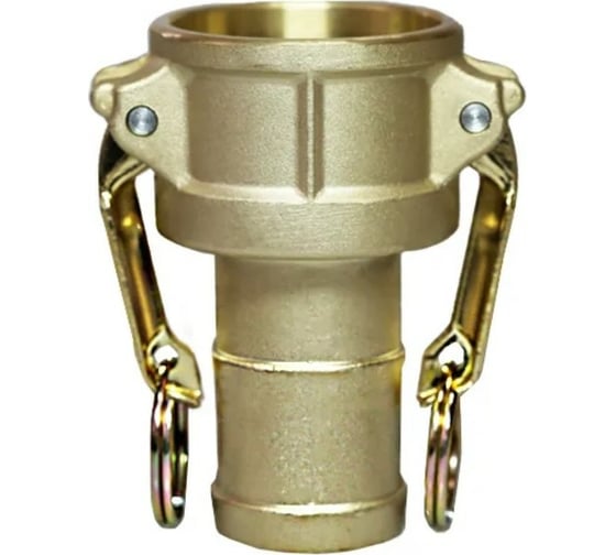 Камлок типа С (розетка с хвостовиком; 38 мм-1 1/2"; латунь) TITAN LOCK TL150CBR 1