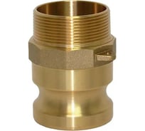 Камлок типа F (ниппель; наружная резьба BSP; 20 мм-3/4"; латунь) TITAN LOCK TL75FBR