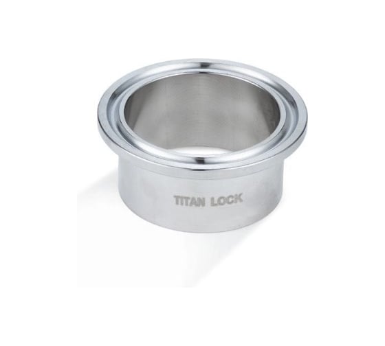 Штуцер TITAN LOCK CLAMP под приварку DN125 нерж. 316, фланец 155мм, DIN TL125CLW-2 1