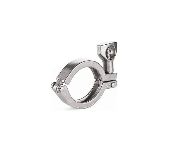 Хомут TITAN LOCK CLAMP одноосевой DN150 нерж. 304,фланец 183мм, DIN TL150CLC-2 1
