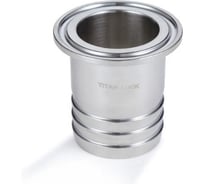 Штуцер TITAN LOCK CLAMP под рукав DN80 нерж. 316, DIN TL80CLH-M