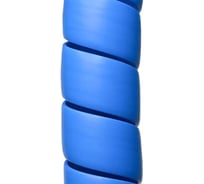 Спиральная пластиковая защита PARLMU SG-32-F14-k-10 полипропилен, размер 32, плоская поверхность, цвет голубой, длина 10 м PR0400700-10