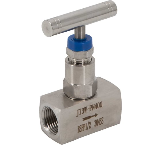 Игольчатый вентиль NEWKEY (клапан) муфтовый нержавеющий, AISI304 DN15 (1/2), (CF8), PN400 NK-ZN15/4 1