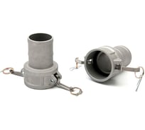 Камлок алюминиевый для шланга Holzer д.100 мм C-400 (4) Flexo ALUC400