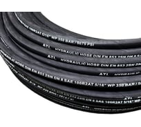 Рукав высокого давления ООО Поволжский Центр РТИ 2 SN DN 6 Р=400 Bar EN 853 (бухта 100 м) 4680687031755